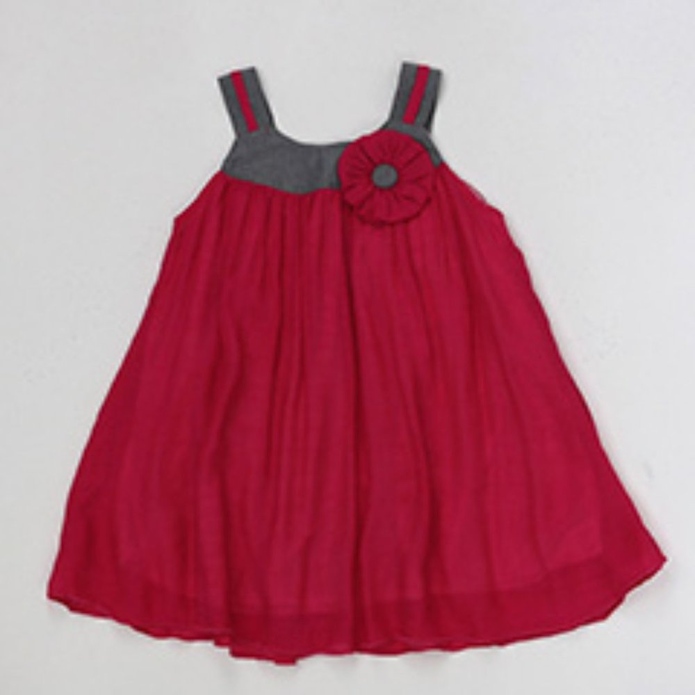Lele For Kids Fuschia Sleeveless Dress